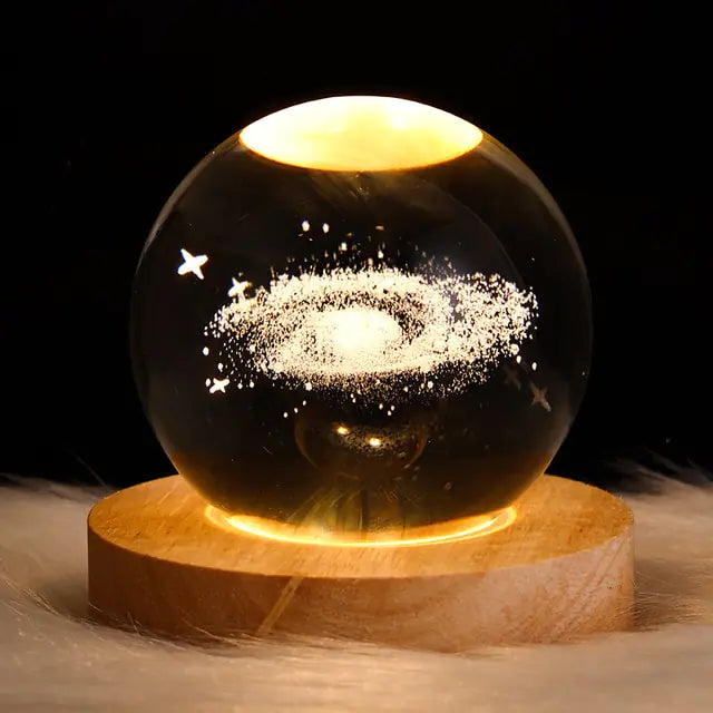 Aura Sphere Crystal Night Light